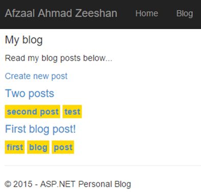 Two posts being previewed